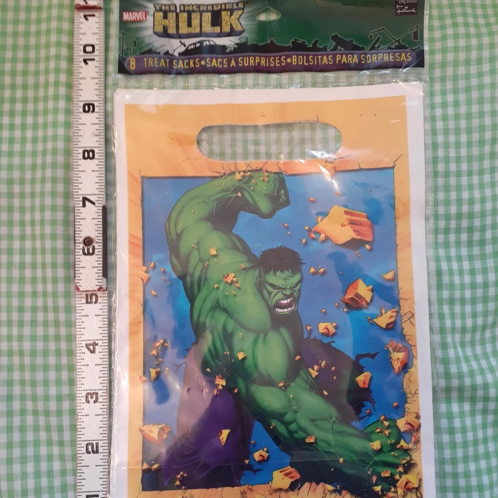 24 Incredible Hulk Party Treat Sacks by Hallmark